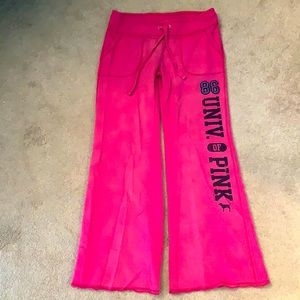 PINK sweatpants.